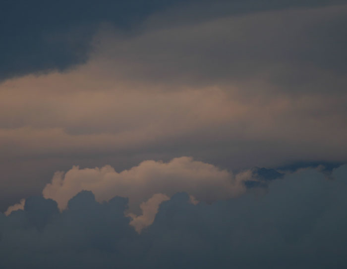 il cielo stasera